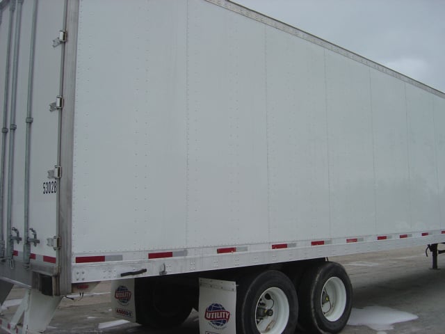 image of a damaged trailer that has been repaired